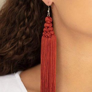 Magic Carpet Ride - Brown Earring